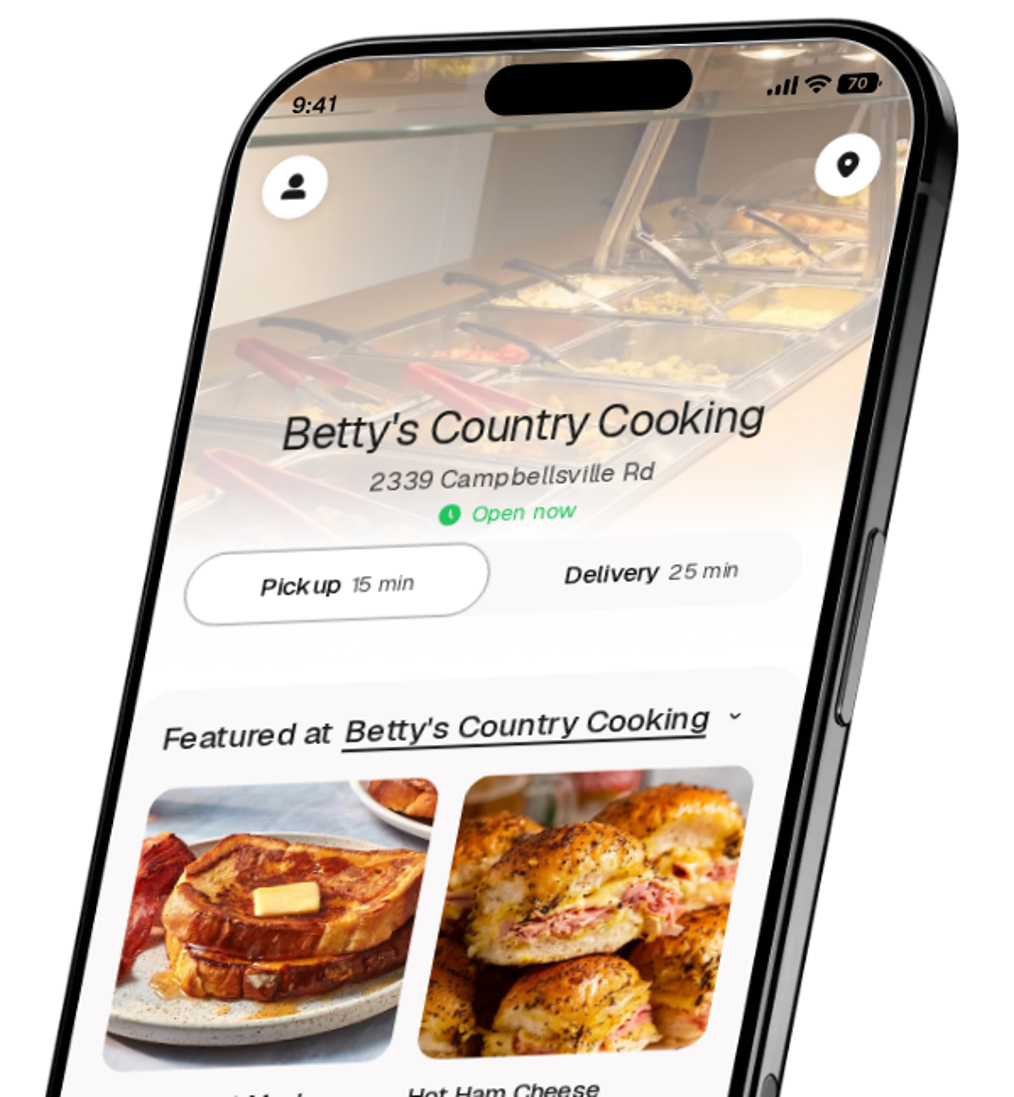 Betty's Country Cooking app preview